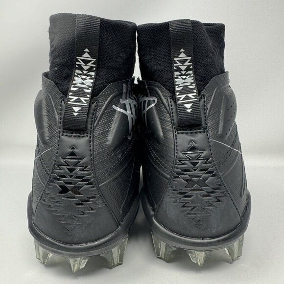Nike Men\'s Alpha Huarache 7 Elite LAX Black Lacrosse Cleats AR3136-001 Size 14